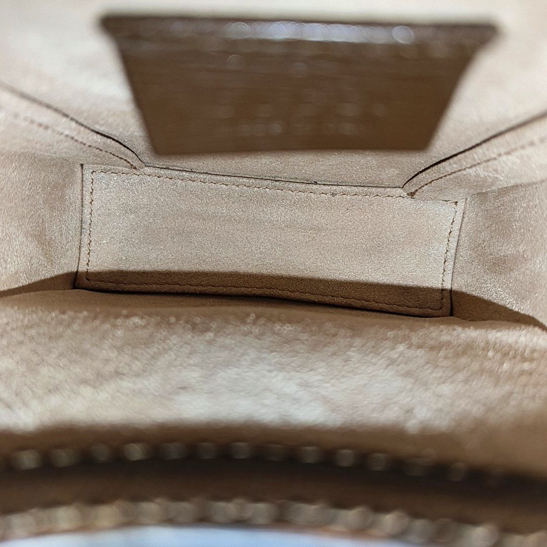 Gucci Gucci Horsebit 1955 Mini Canvas Shoulder Bag One Size Size ONE SIZE - 7 Thumbnail
