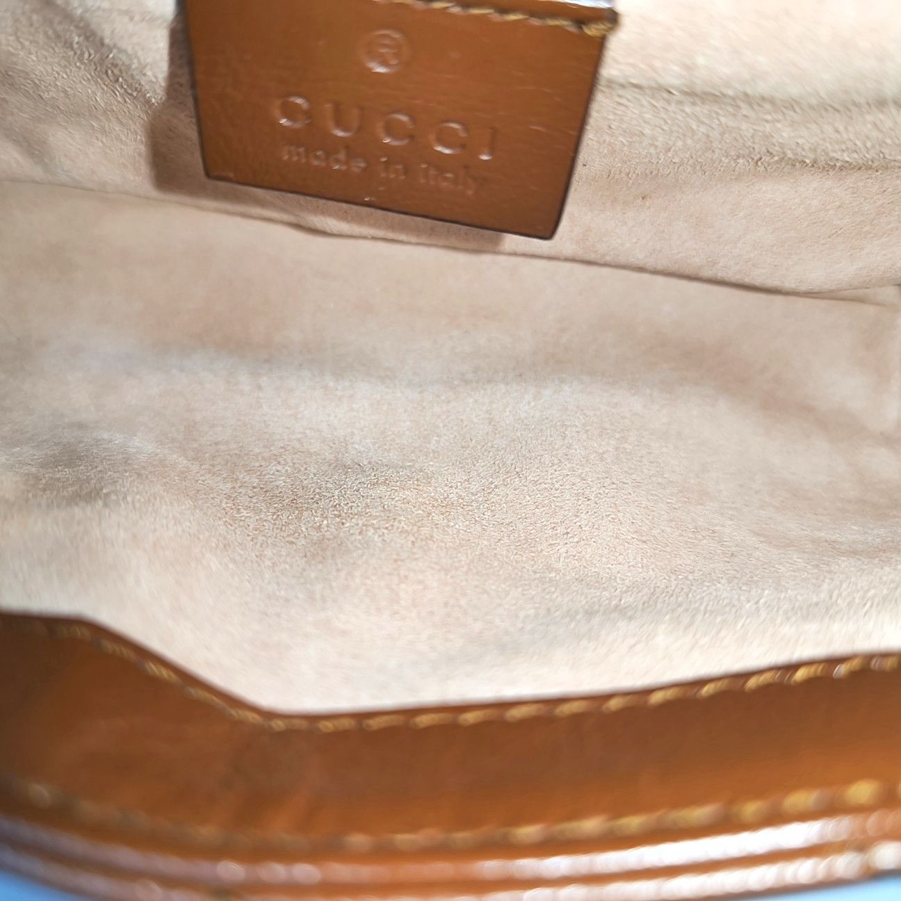 Gucci Gucci GG Marmont Brown Quilted Leather Mini Shoulder Bag Size ONE SIZE - 10 Thumbnail