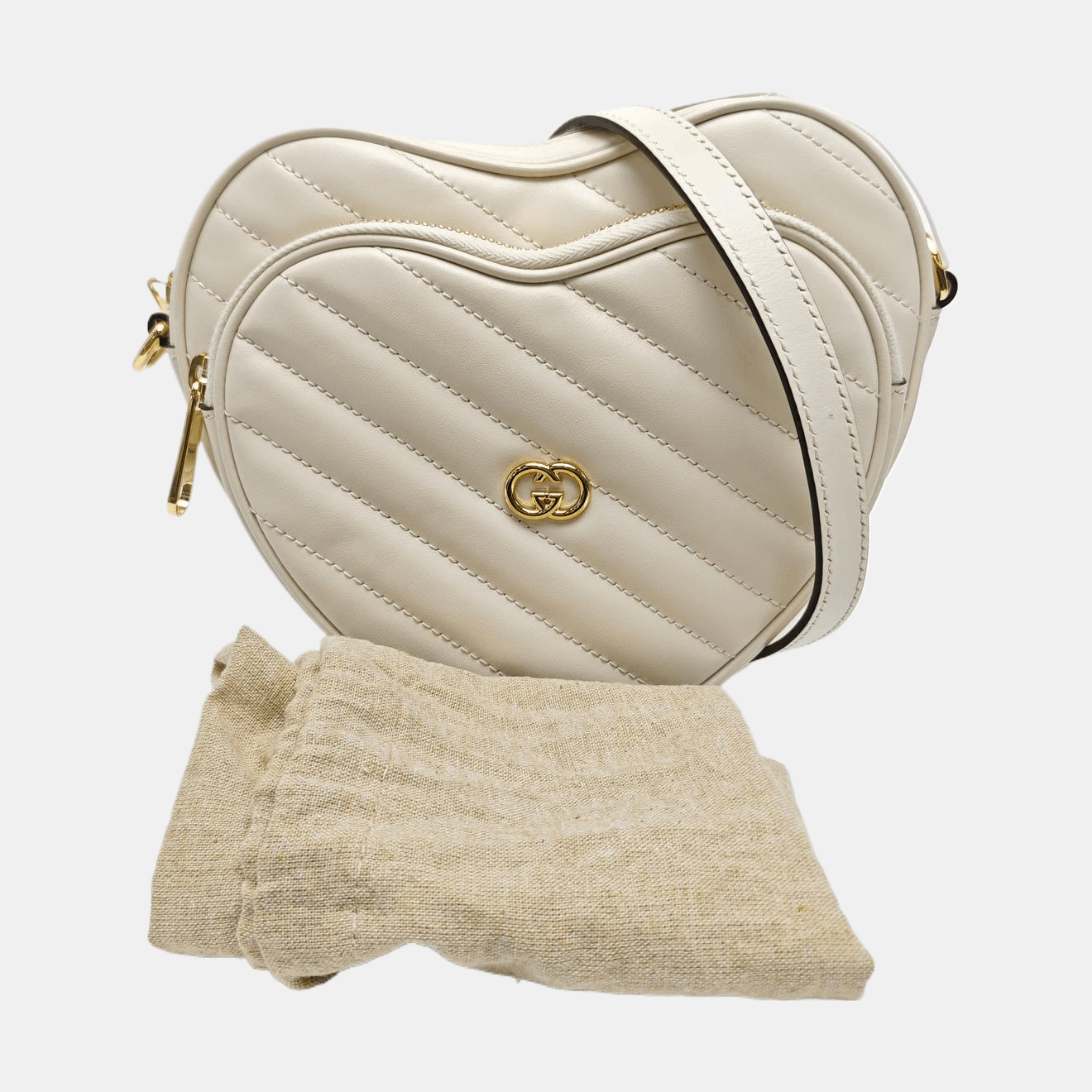 Gucci Gucci GG Marmont Heart Quilted Shoulder Bag Size ONE SIZE - 8 Thumbnail