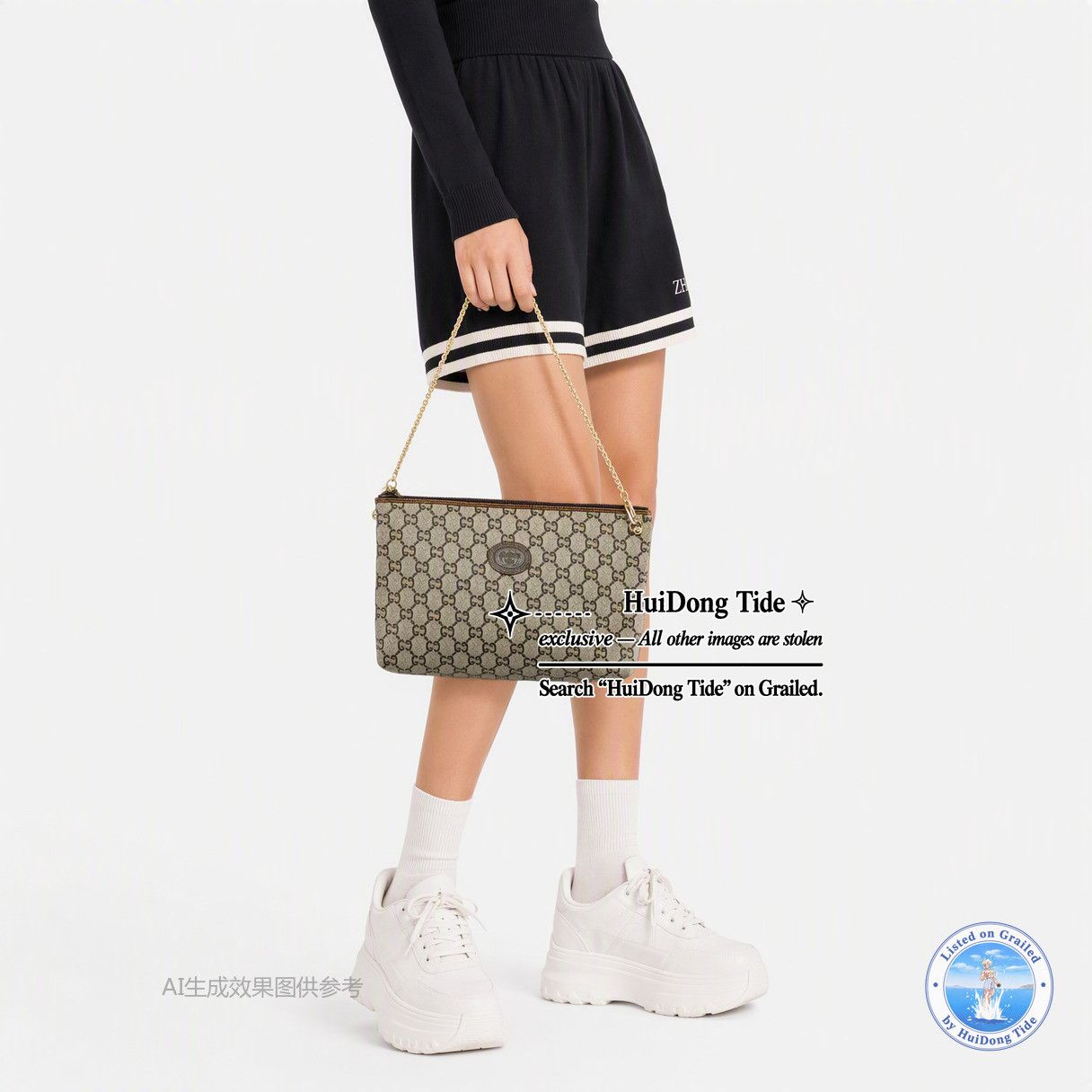 Gucci Gucci GG Plus Coated Canvas Shoulder Bag Size ONE SIZE - 2 Thumbnail