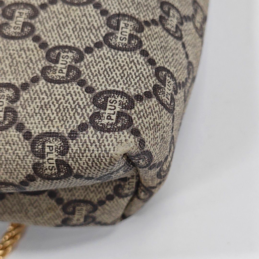 Gucci Gucci GG Plus Coated Canvas Shoulder Bag Size ONE SIZE - 10 Thumbnail