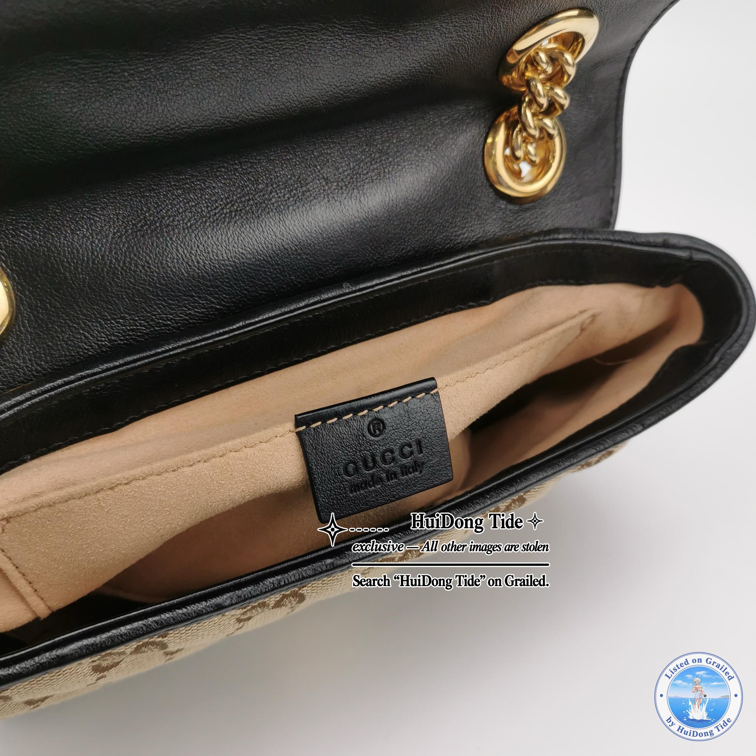 Gucci Gucci GG Marmont Quilted Shoulder Bag Brown Size ONE SIZE - 8 Thumbnail