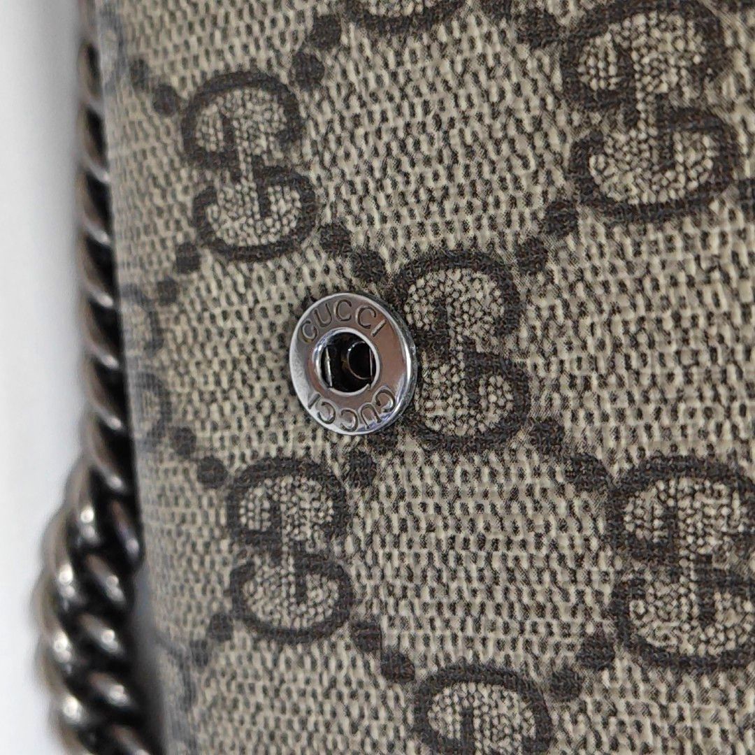 Gucci Gucci Dionysus Monogram Canvas Shoulder Bag Size ONE SIZE - 10 Thumbnail
