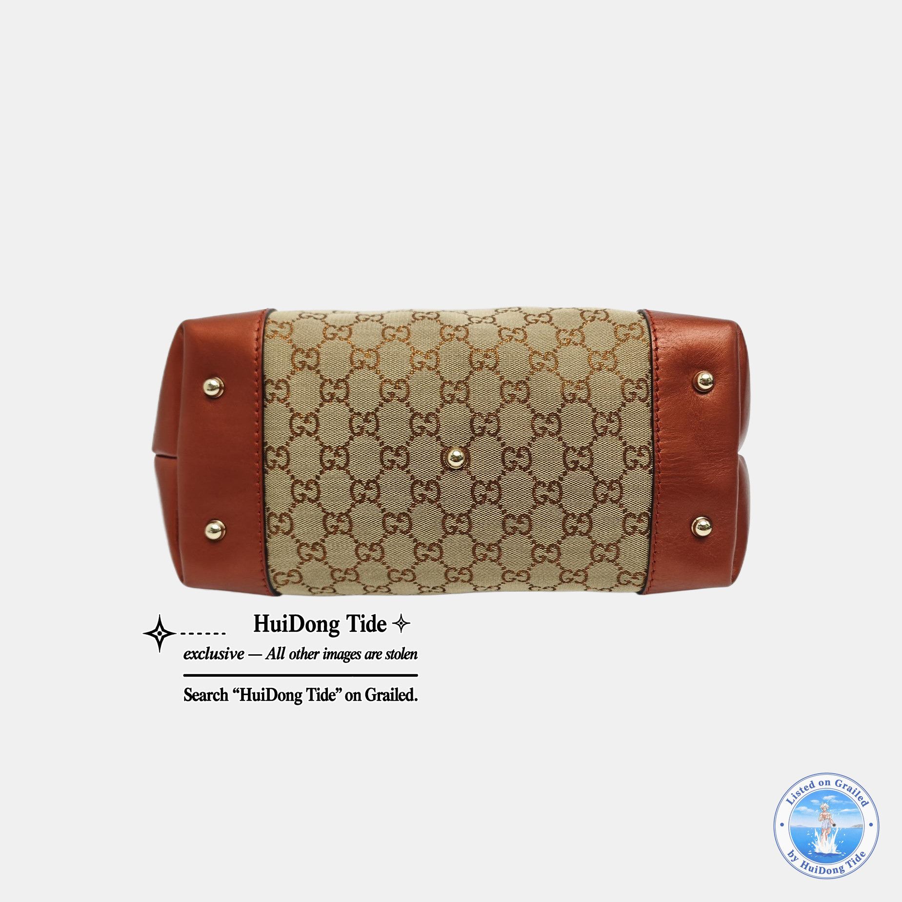 Gucci Gucci Bamboo Heart Monogram Tote Bag One Size Size ONE SIZE - 6 Thumbnail