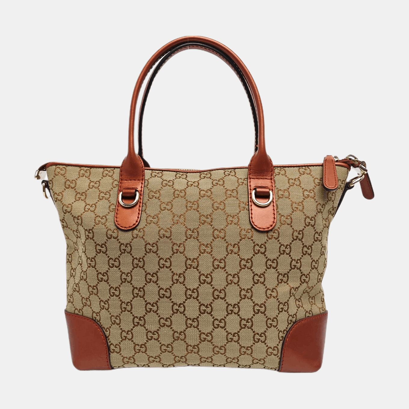 Gucci Gucci Bamboo Heart Monogram Tote Bag One Size Size ONE SIZE - 5 Thumbnail