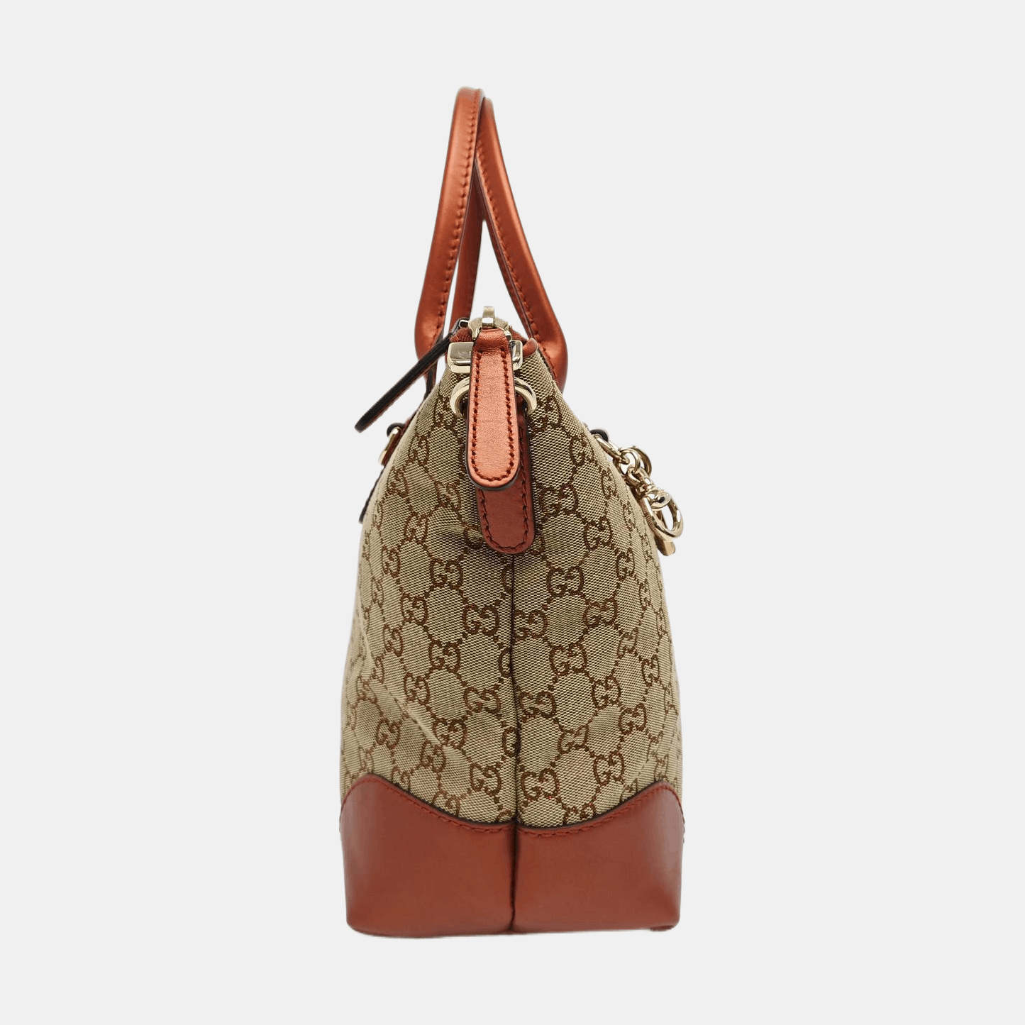 Gucci Gucci Bamboo Heart Monogram Tote Bag One Size Size ONE SIZE - 4 Thumbnail