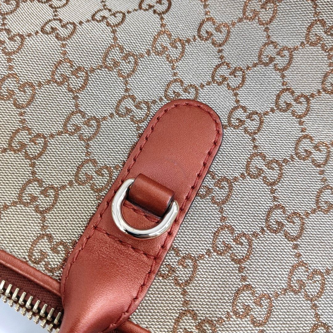 Gucci Gucci Bamboo Heart Monogram Tote Bag One Size Size ONE SIZE - 11 Thumbnail