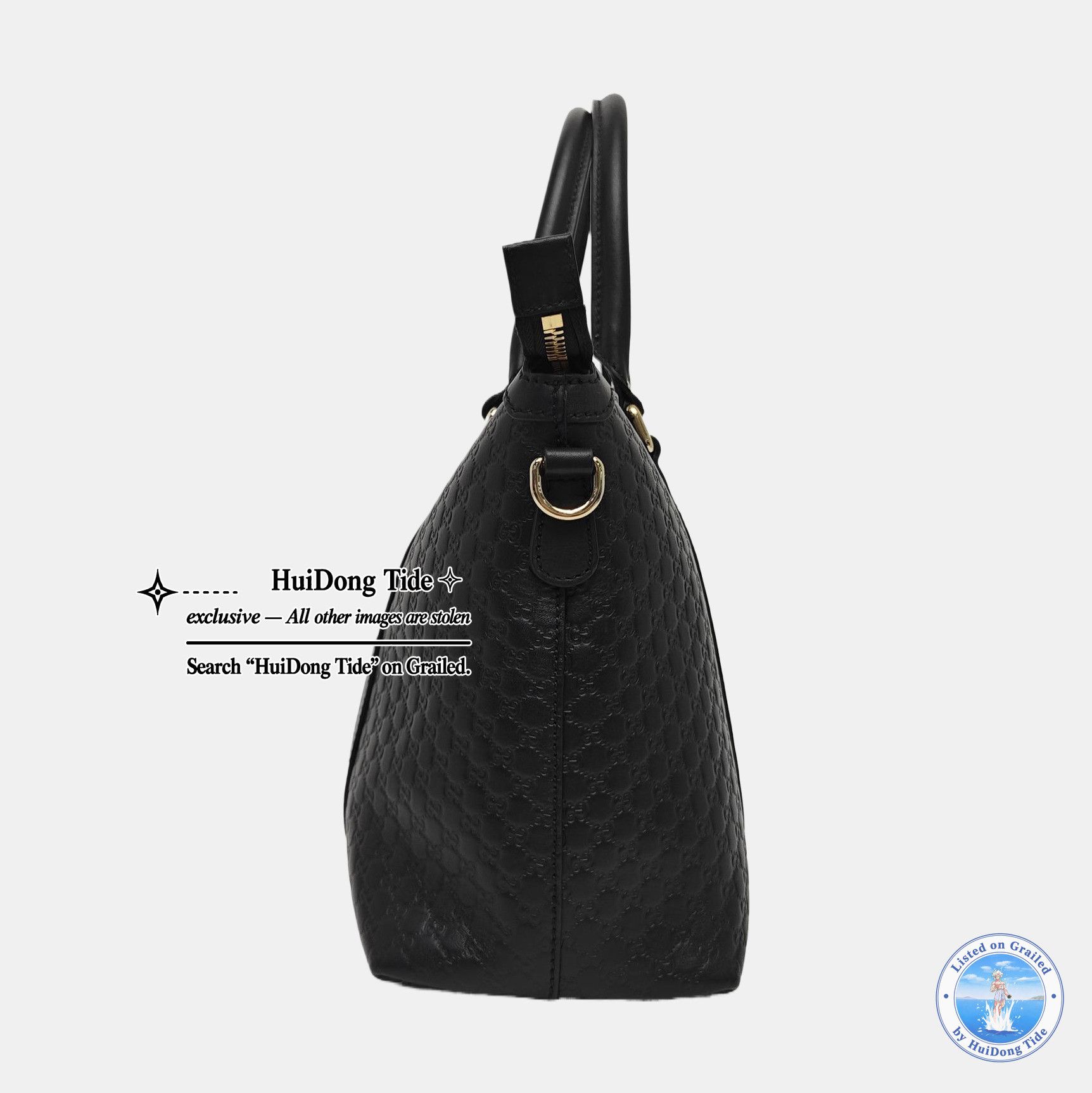 Gucci Gucci Microguccissima Leather Handle Bag ONE SIZE Size ONE SIZE - 3 Thumbnail