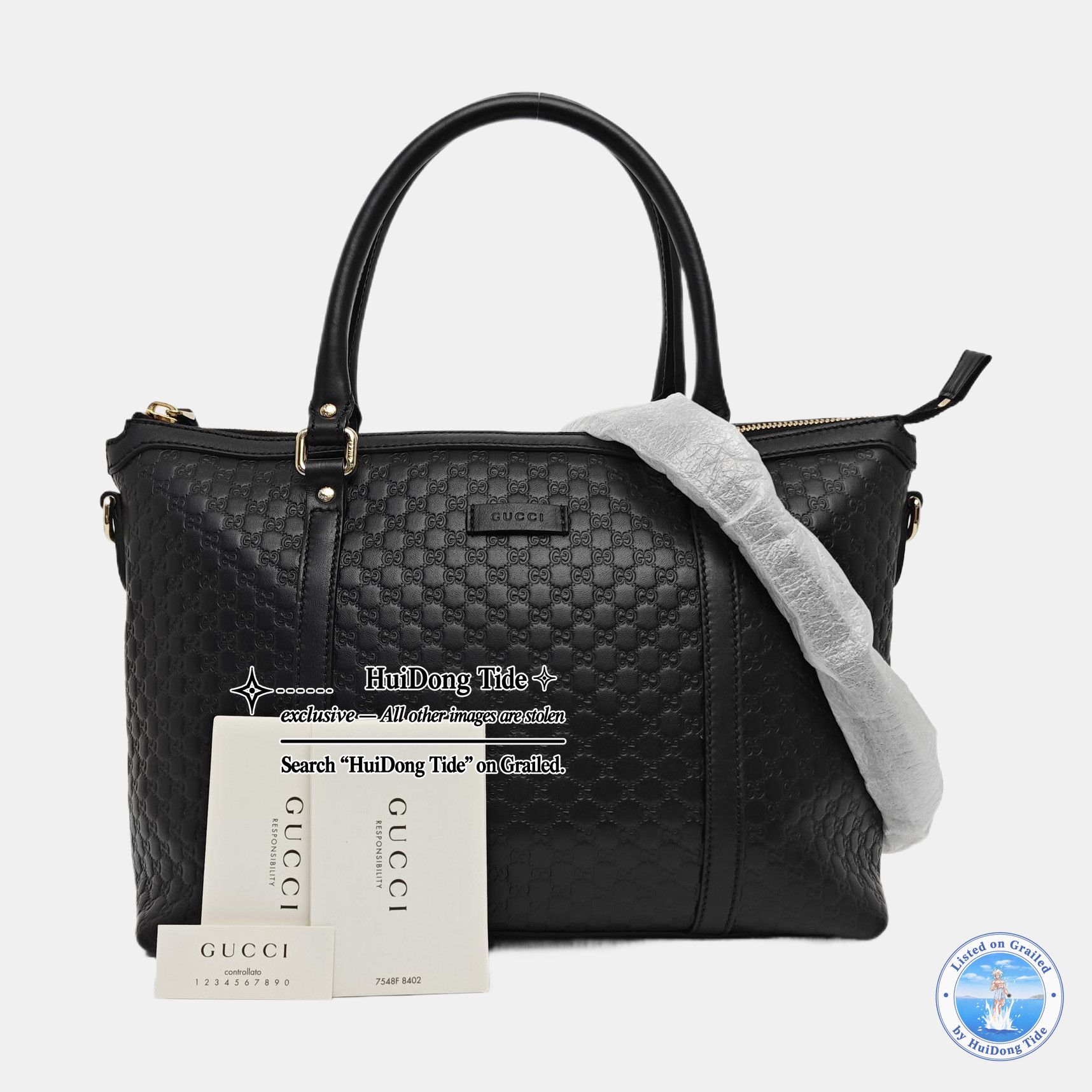 Gucci Gucci Microguccissima Leather Handle Bag ONE SIZE Size ONE SIZE - 8 Thumbnail
