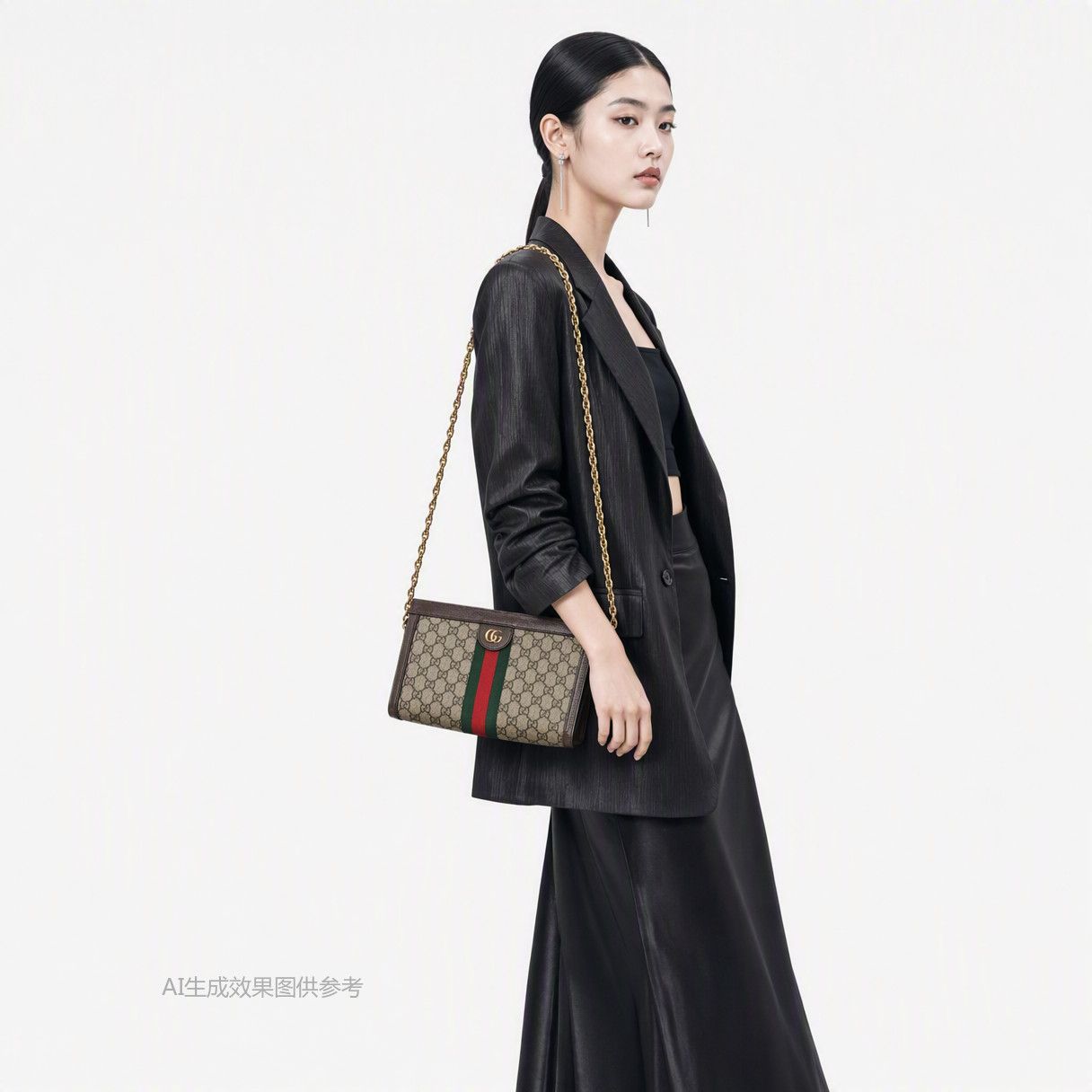 Gucci Gucci Ophidia GG Canvas Shoulder Bag One Size Size ONE SIZE - 2 Thumbnail