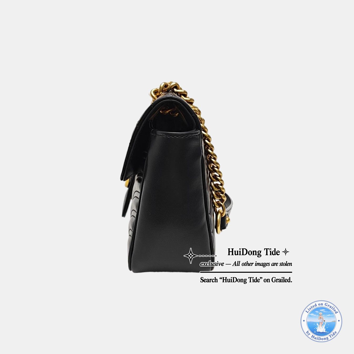 Gucci Gucci GG Marmont Leather Shoulder Bag Size Small Size ONE SIZE - 3 Thumbnail