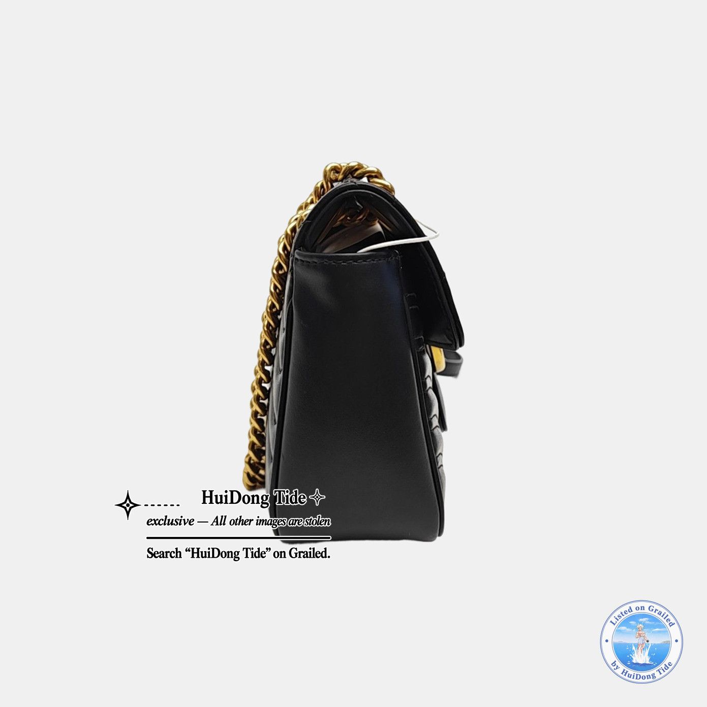 Gucci Gucci GG Marmont Leather Shoulder Bag Size Small Size ONE SIZE - 4 Thumbnail