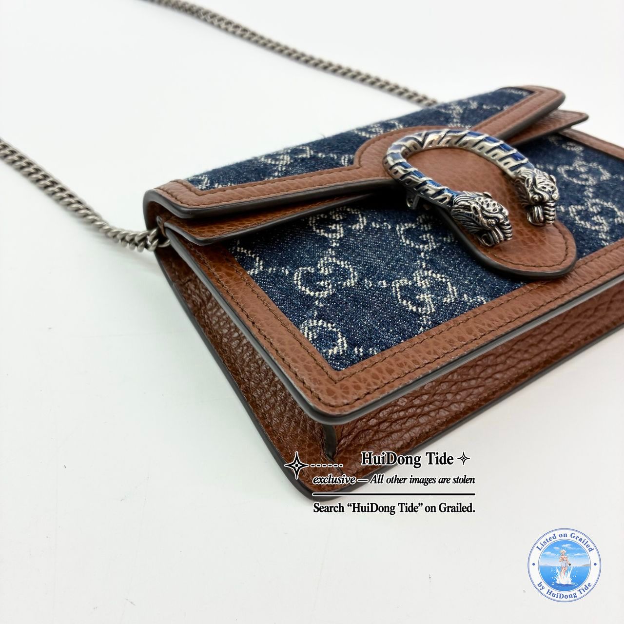 Gucci Gucci Dionysus Denim GG Super Mini Bag Size ONE SIZE - 10 Thumbnail