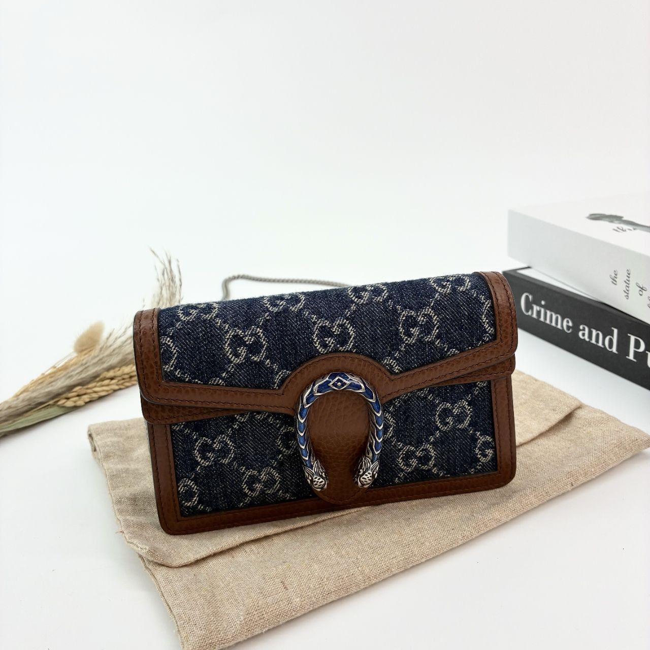 Gucci Gucci Dionysus Denim GG Super Mini Bag Size ONE SIZE - 2 Thumbnail
