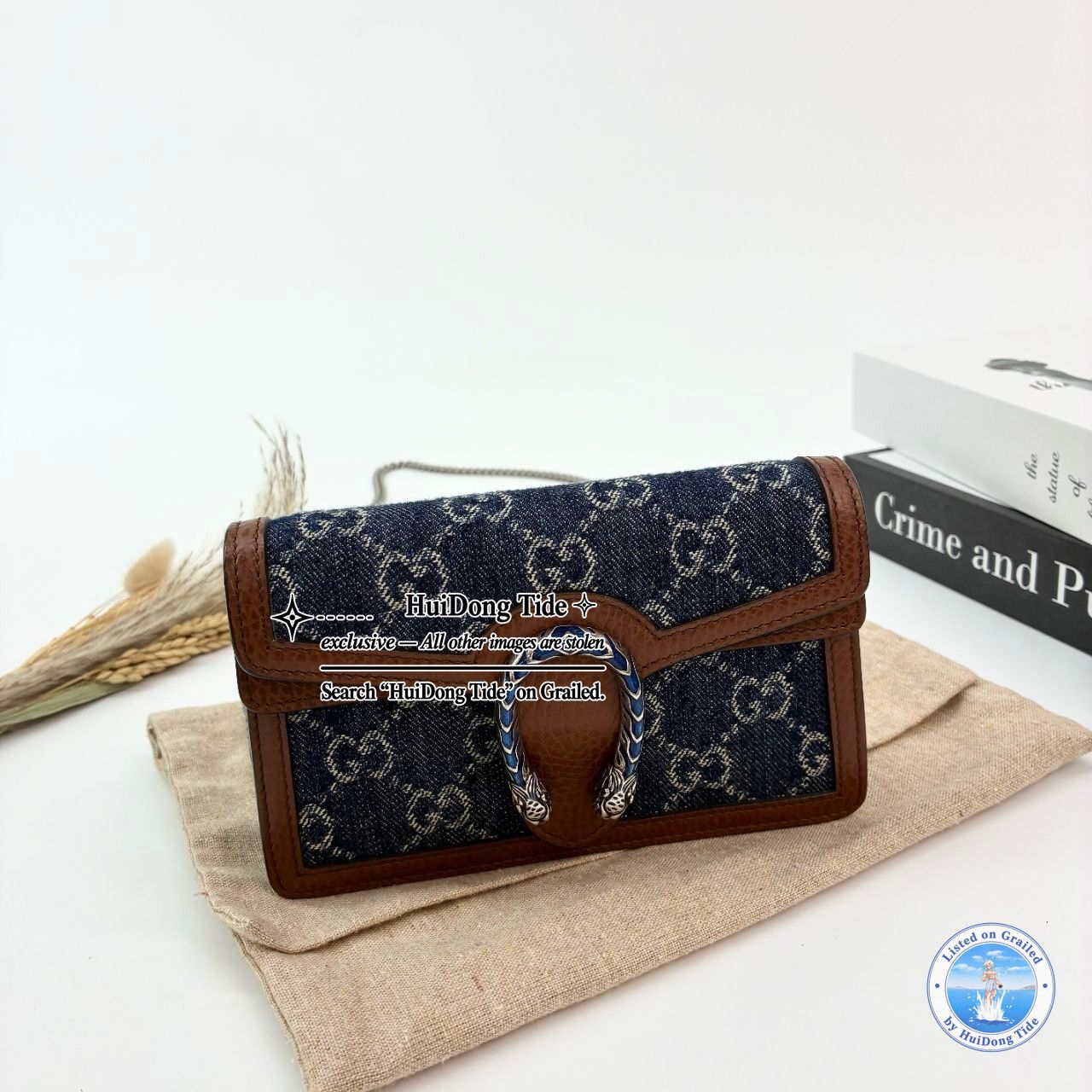 Gucci Gucci Dionysus Denim GG Super Mini Bag Size ONE SIZE - 4 Thumbnail
