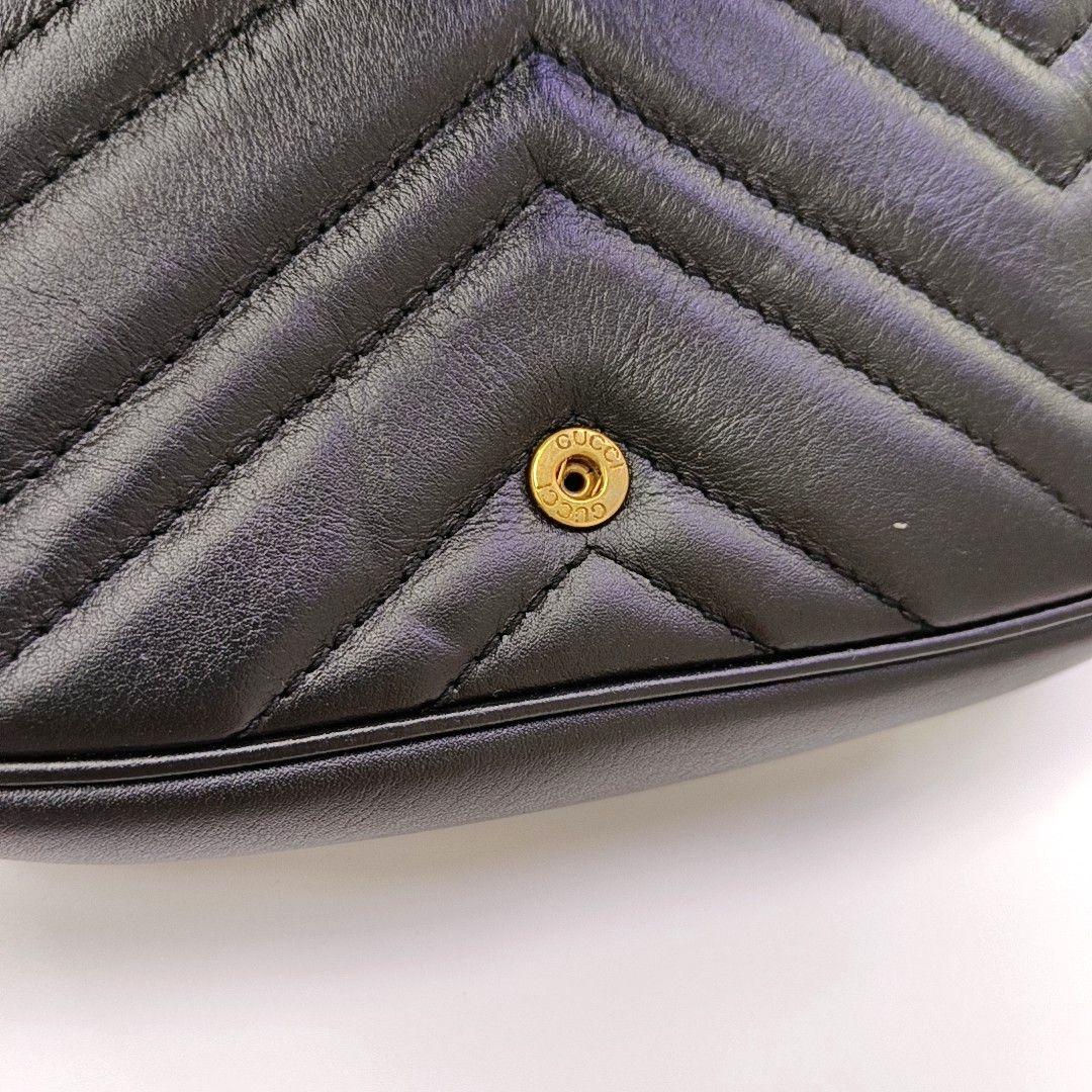 Gucci Gucci GG Marmont Quilted Leather Mini Shoulder Bag Size ONE SIZE - 11 Thumbnail