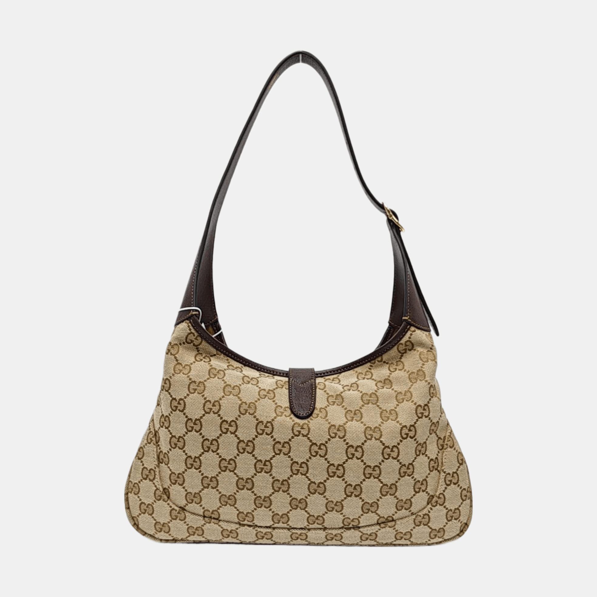 Gucci Gucci Jackie Monogram Canvas Shoulder Bag ONE SIZE Size ONE SIZE - 5 Thumbnail