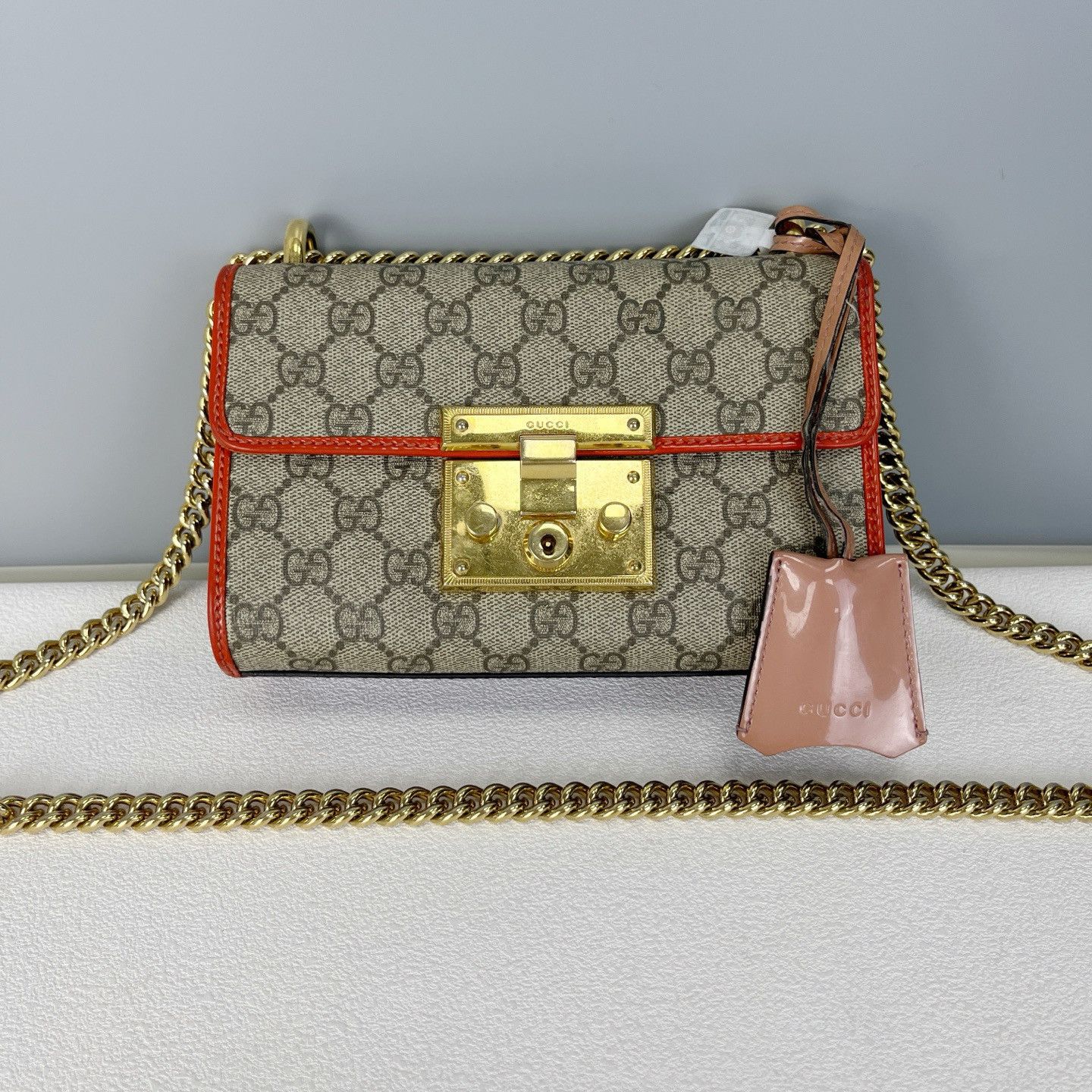 Gucci Gucci Padlock Monogram Shoulder Bag One Size Size ONE SIZE - 2 Thumbnail
