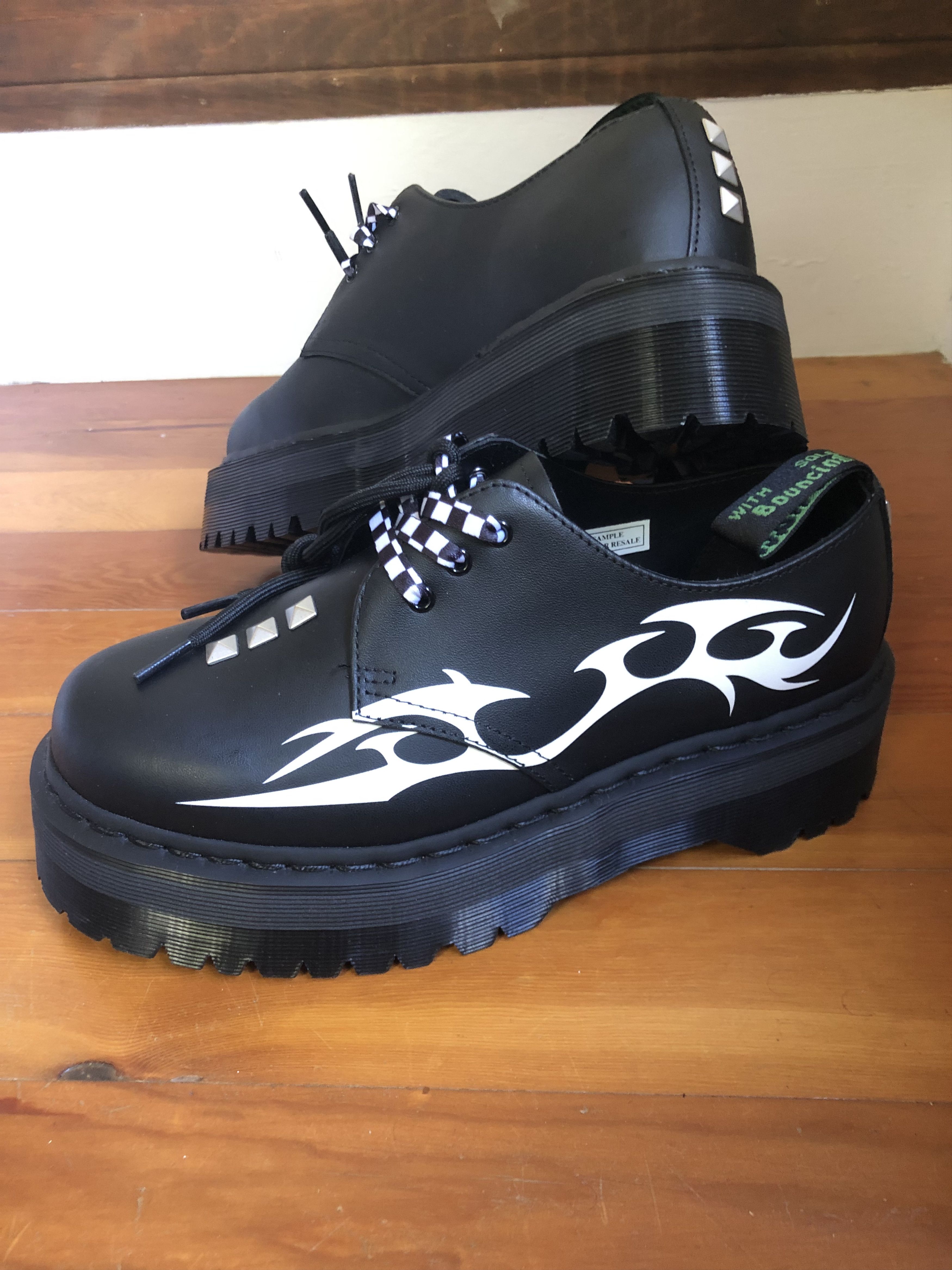 【希少】 ドクターマーチン Pleasures 25cm 1461 TRIBAL Pleasures x Dr. Martens 1461 Teeth & 1461 Tribal Retro Sole