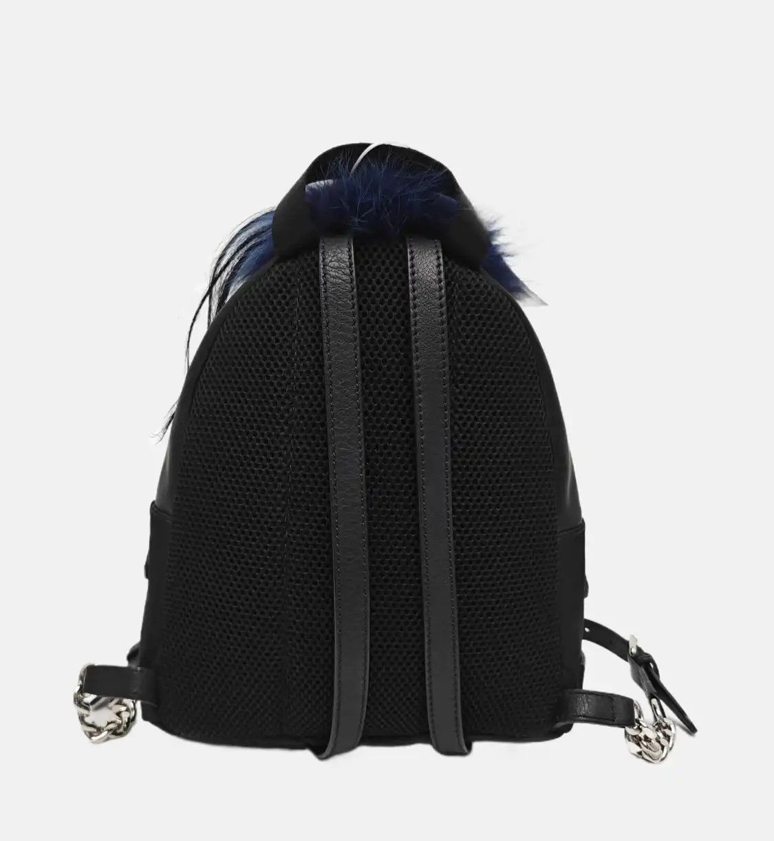 Fendi FENDI Monster black nylon Bag Bugs backpack silver hardware Size ONE SIZE - 5 Thumbnail
