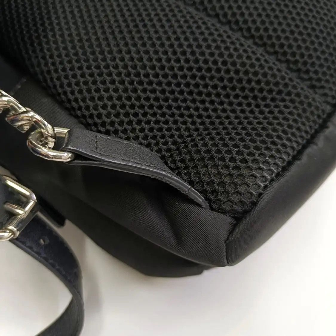 Fendi FENDI Monster black nylon Bag Bugs backpack silver hardware Size ONE SIZE - 10 Thumbnail