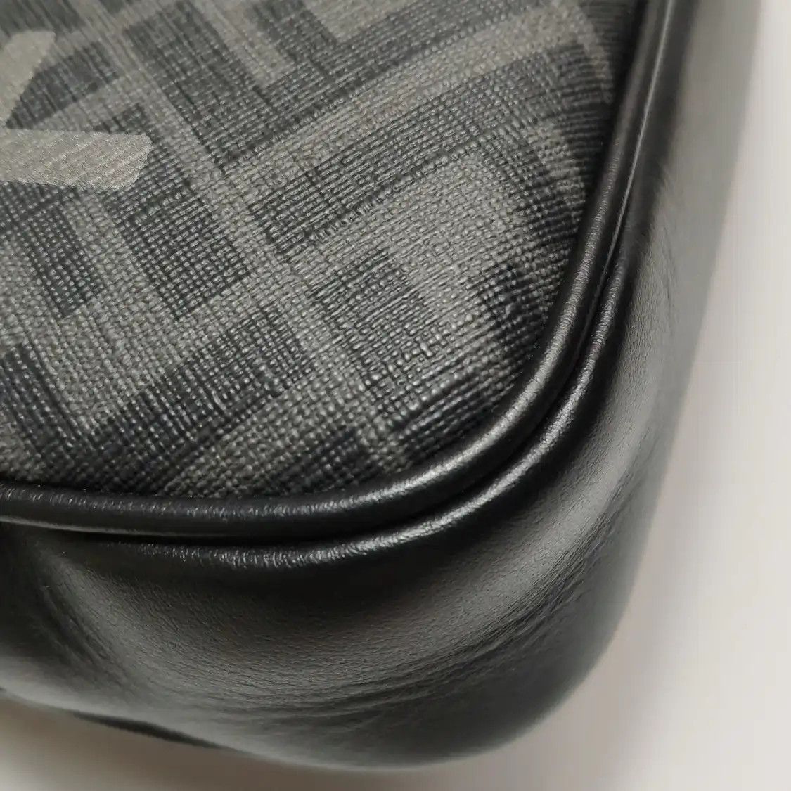 Fendi FENDI camera bag grey coated canvas doubleF print crossbody bag silver hardware Size ONE SIZE - 11 Thumbnail