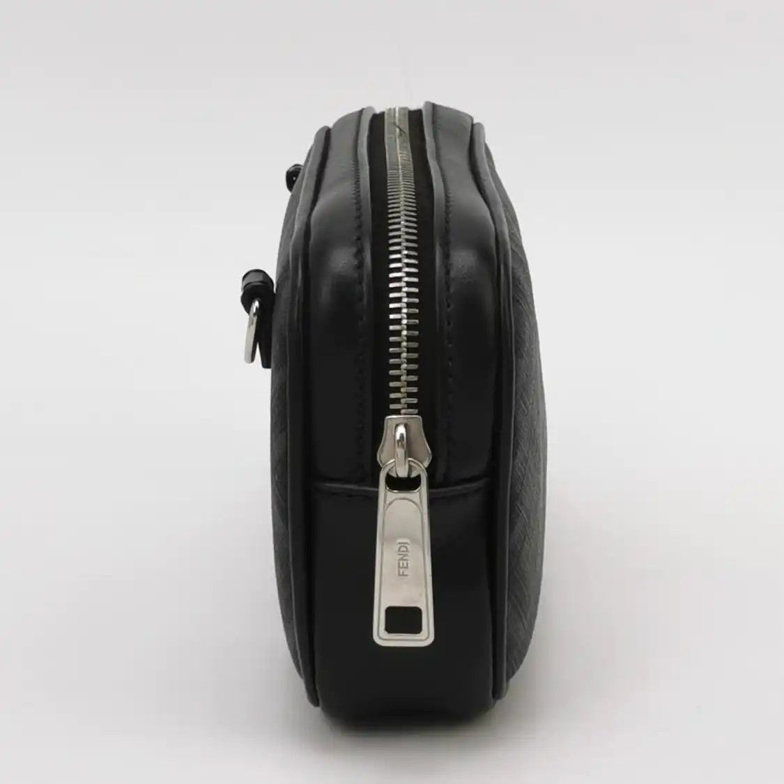 Fendi FENDI camera bag grey coated canvas doubleF print crossbody bag silver hardware Size ONE SIZE - 3 Thumbnail