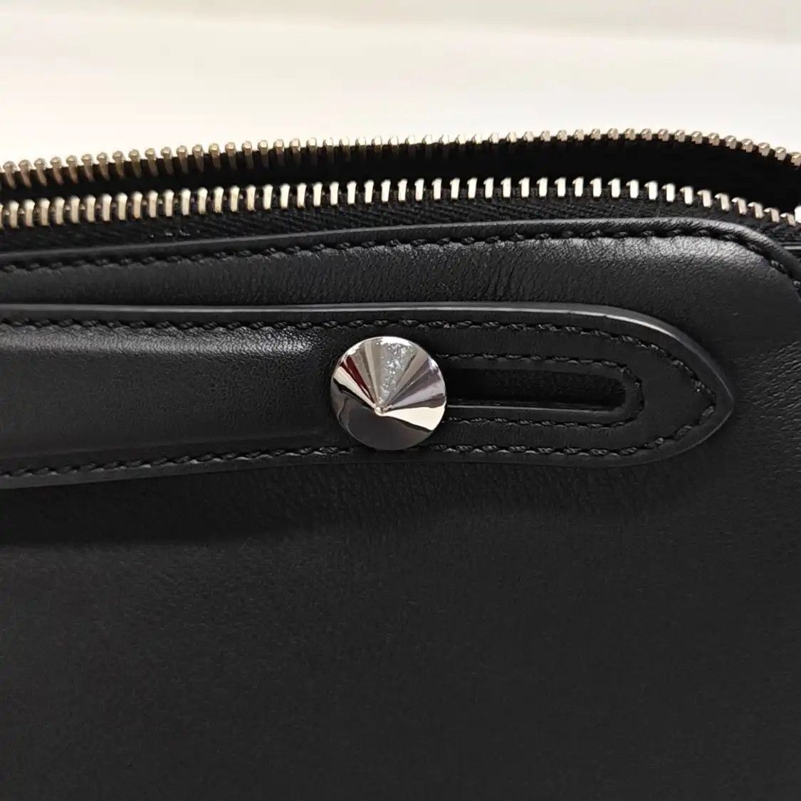 Fendi FENDI By The Way Medium black cowhide leather crossbody bag handbag shoulder bag Size ONE SIZE - 8 Thumbnail