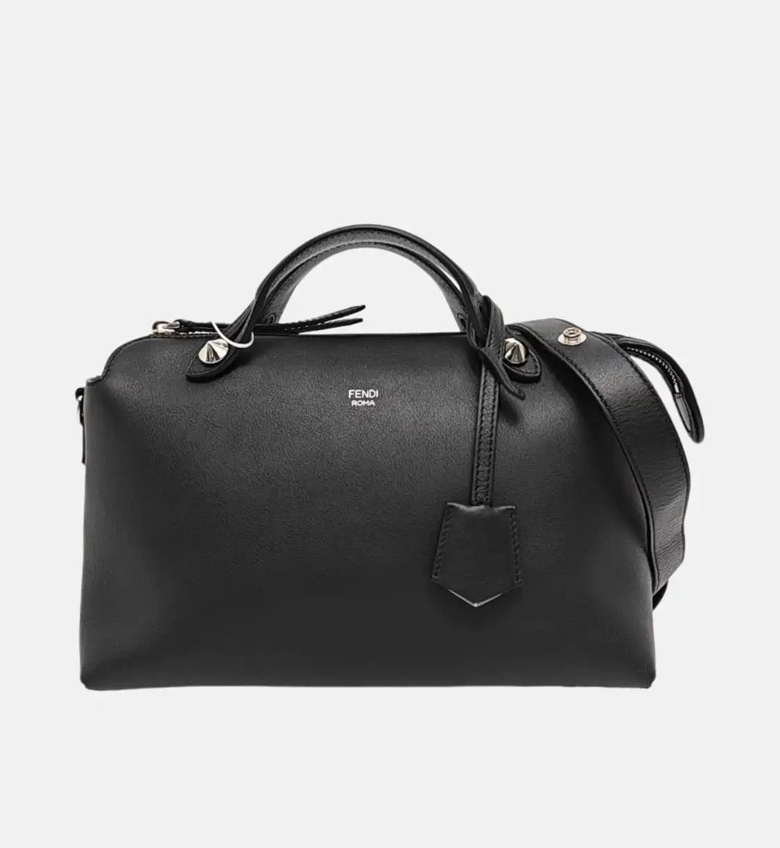 Fendi FENDI By The Way Medium black cowhide leather crossbody bag handbag shoulder bag Size ONE SIZE - 7 Thumbnail
