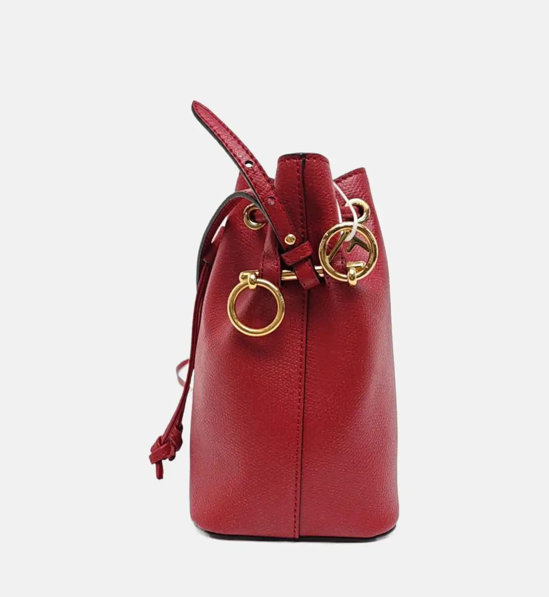 Fendi FENDI Mon Tresor mini red cowhide leather shoulder bag gold hardware detachable Size ONE SIZE - 3 Thumbnail