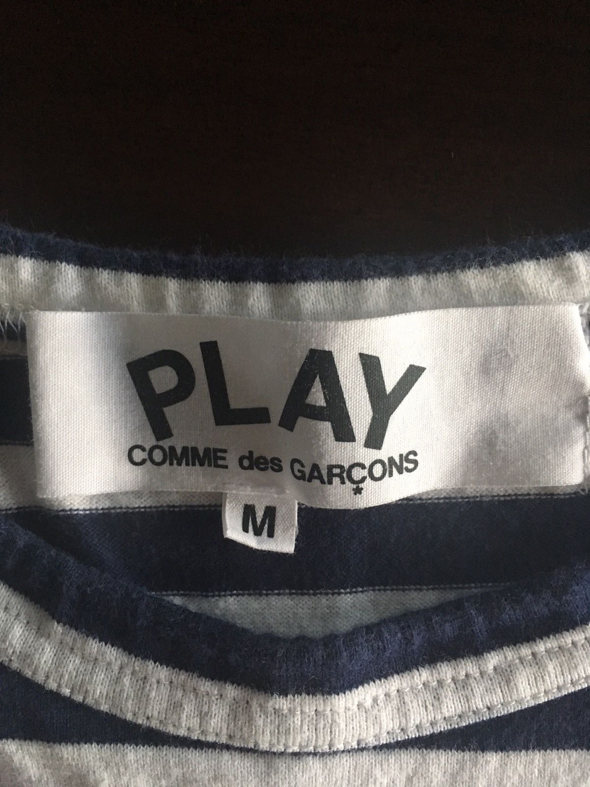 Comme des Garcons PLAY Play L/S Striped Tee Size US S / EU 44-46 / 1 - 3 Thumbnail