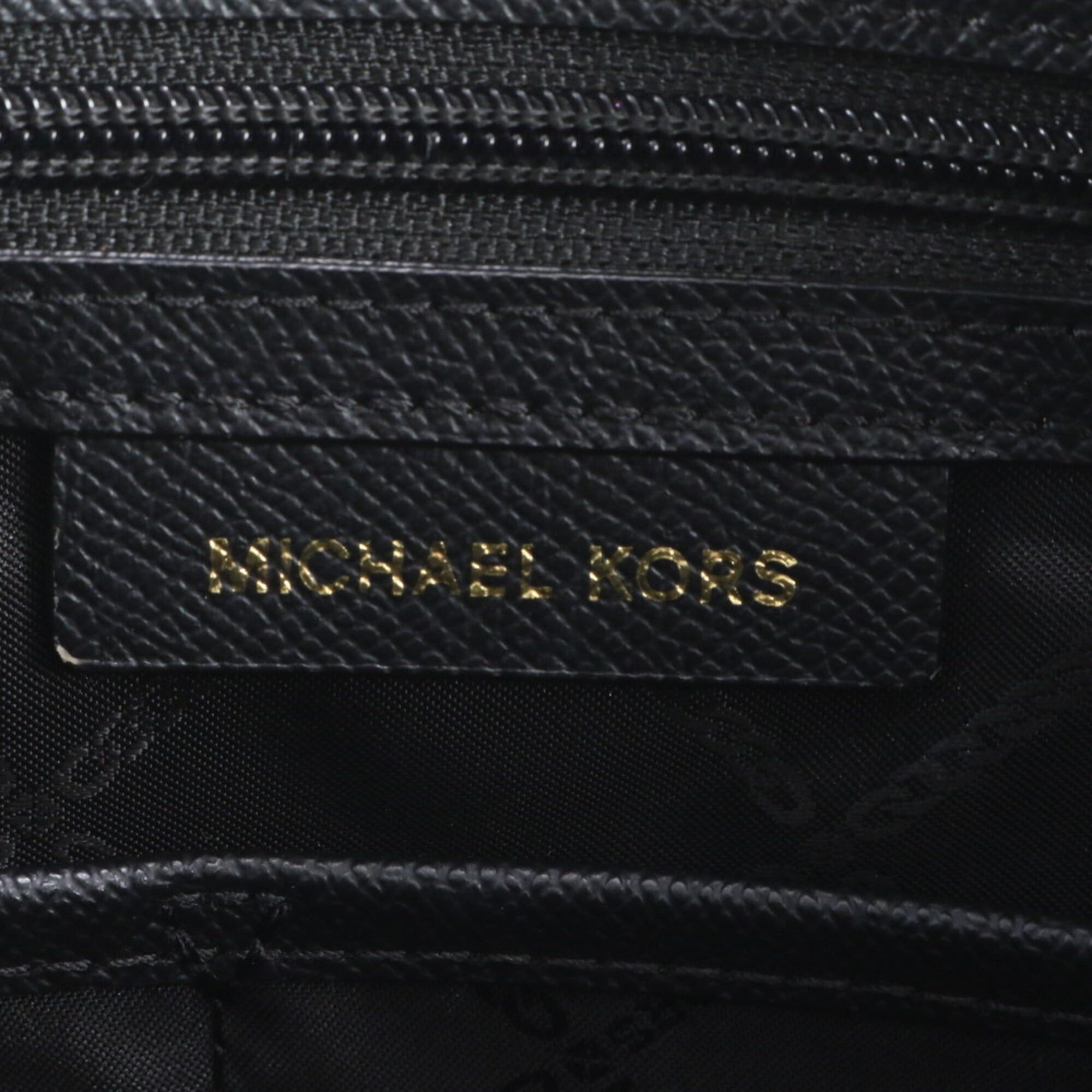 Michael Kors Michael Kors Leather Tote Bag Shoulder Handbag Black Women's Size ONE SIZE - 8 Thumbnail