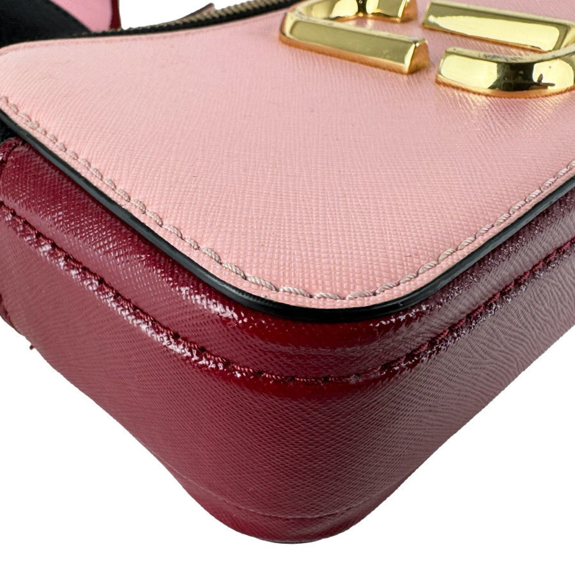 Marc Jacobs Marc Jacobs Snapshot Shoulder Bag, Coated Canvas, Pink, Gold, Red, Women's (z10930) Size ONE SIZE - 9 Thumbnail