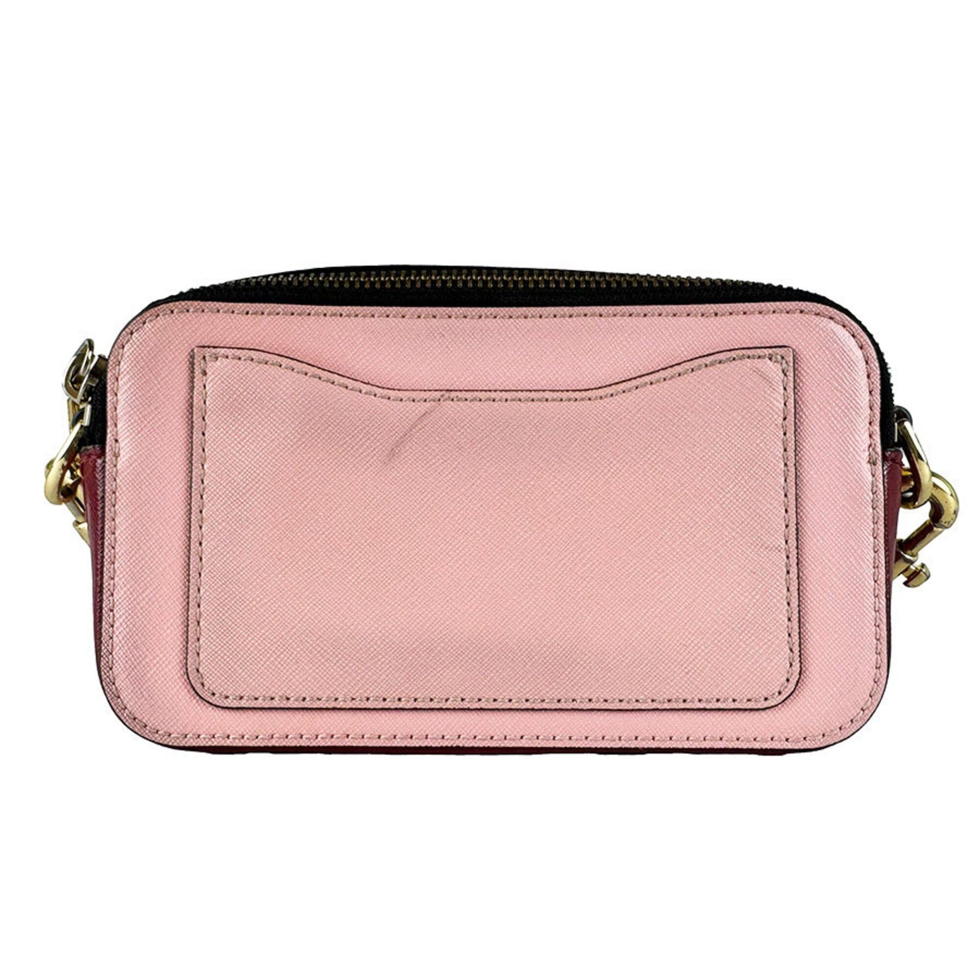 Marc Jacobs Marc Jacobs Snapshot Shoulder Bag, Coated Canvas, Pink, Gold, Red, Women's (z10930) Size ONE SIZE - 3 Thumbnail