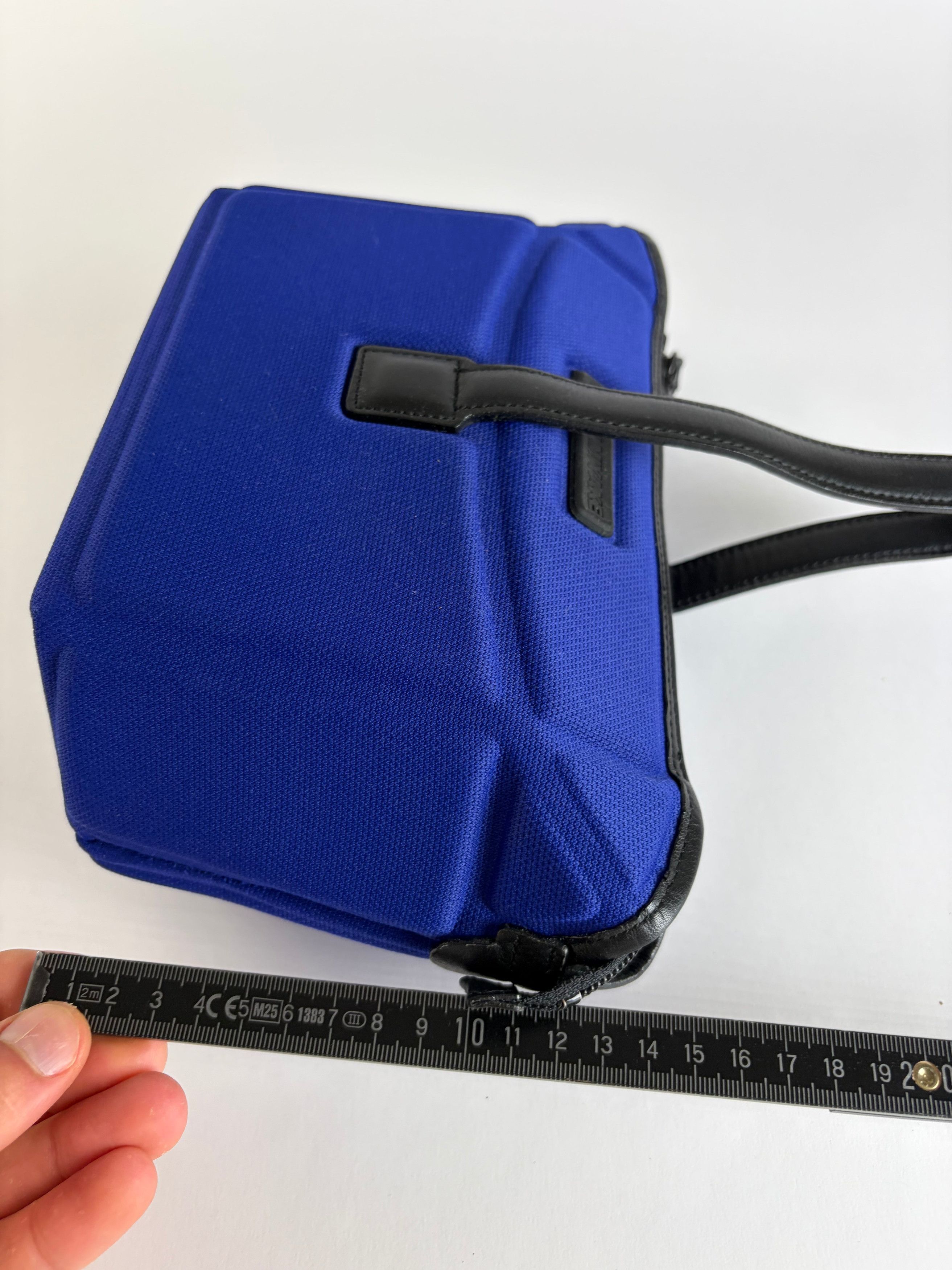 Issey Miyake Vintage Pleats Please Structured Top-Handle Bag Bright Blue Size ONE SIZE - 10 Thumbnail