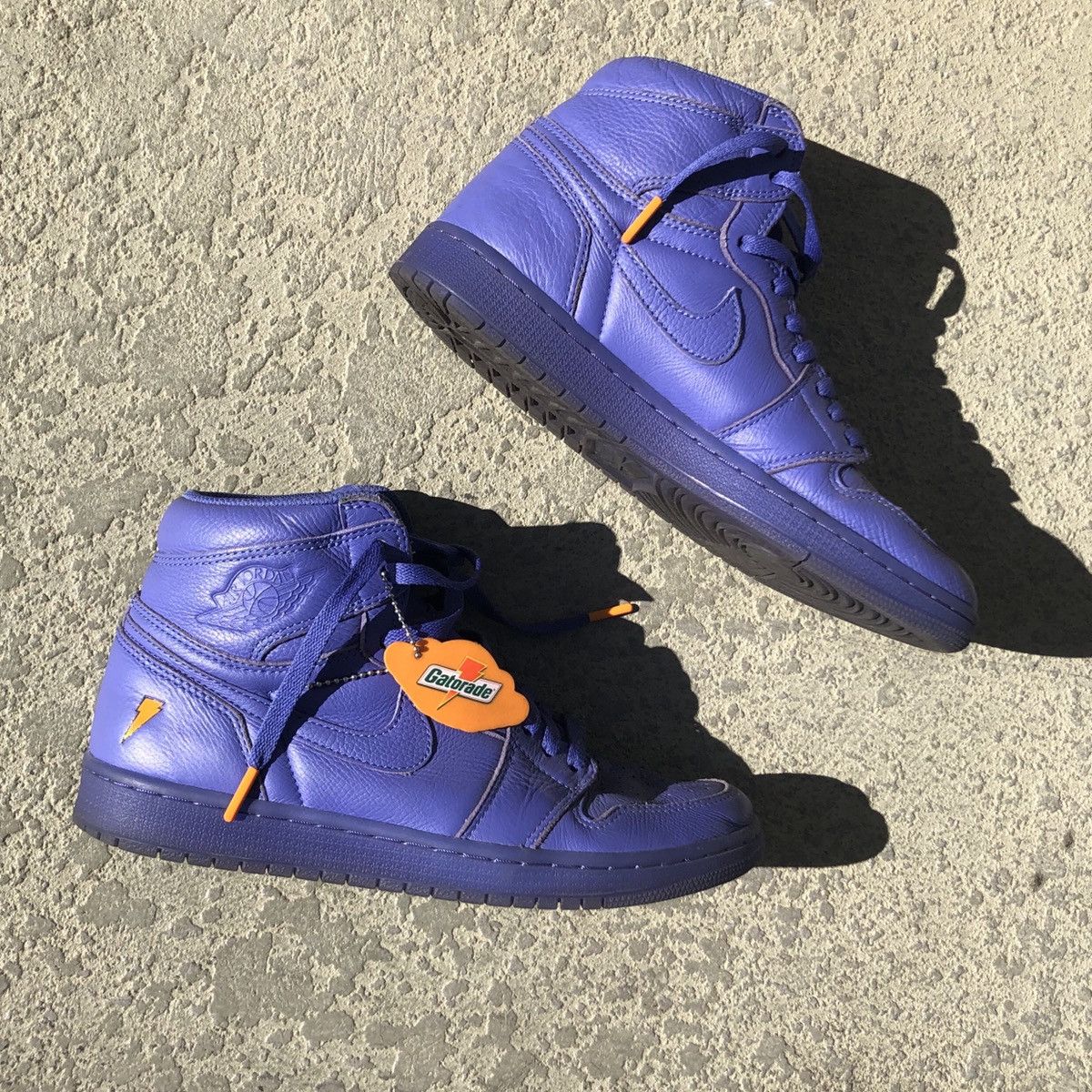 Nike purple Gatorade high tops size 2024 9.5