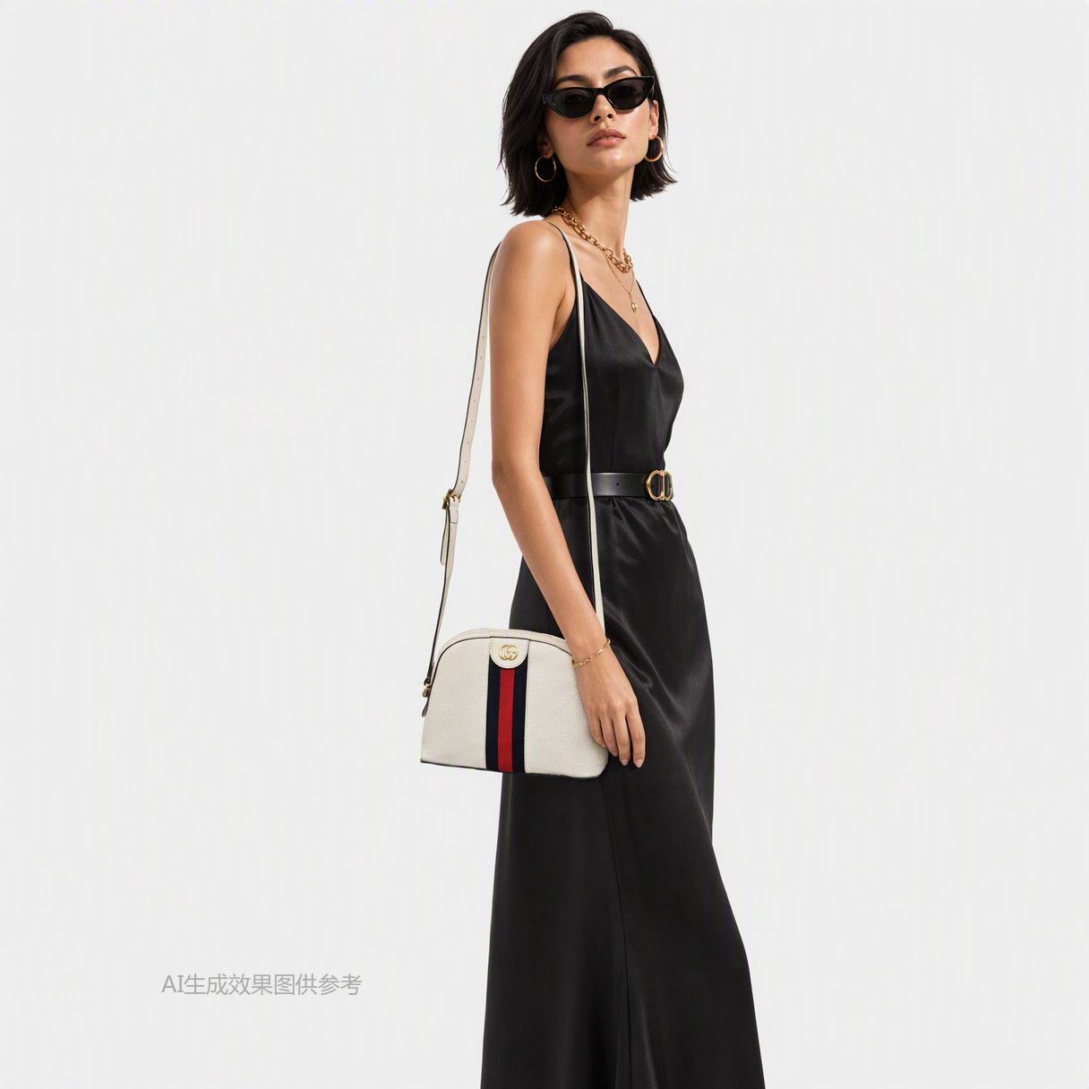 Gucci Gucci Ophidia Small Leather Shoulder Bag Size ONE SIZE - 2 Thumbnail