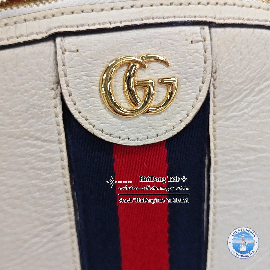 Gucci Gucci Ophidia Small Leather Shoulder Bag Size ONE SIZE - 9 Thumbnail