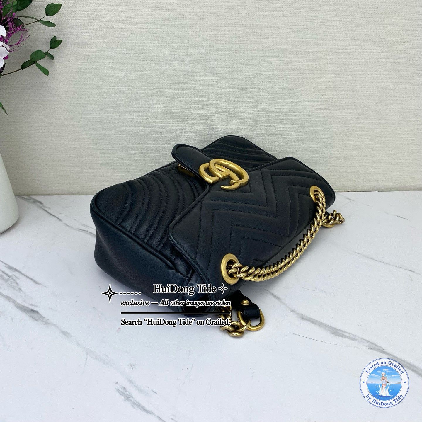 Gucci Gucci GG Marmont Matelasse Chain Shoulder Bag Size ONE SIZE - 8 Thumbnail