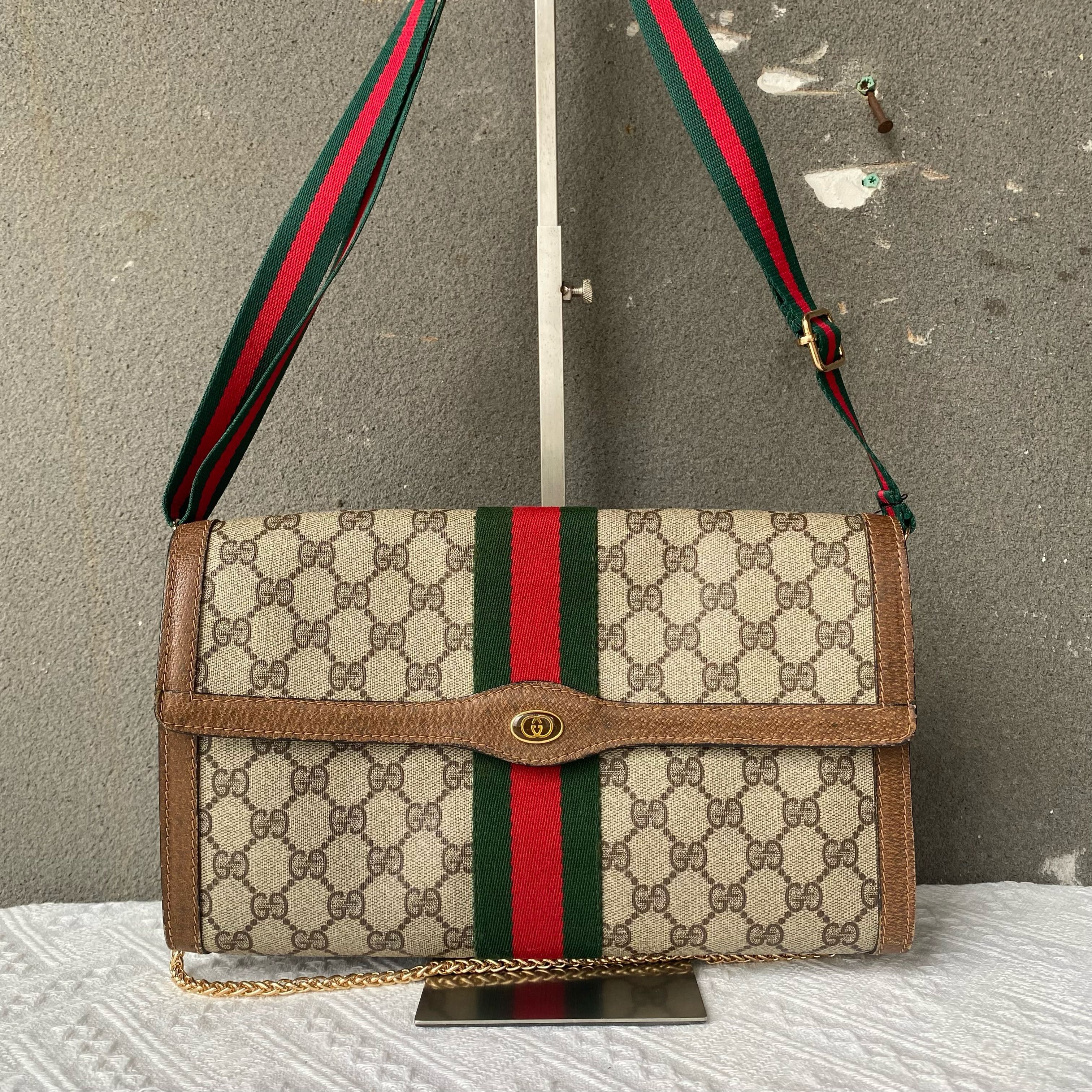 Gucci Gucci Ophidia Coated Canvas Shoulder Bag Size ONE SIZE - 2 Thumbnail