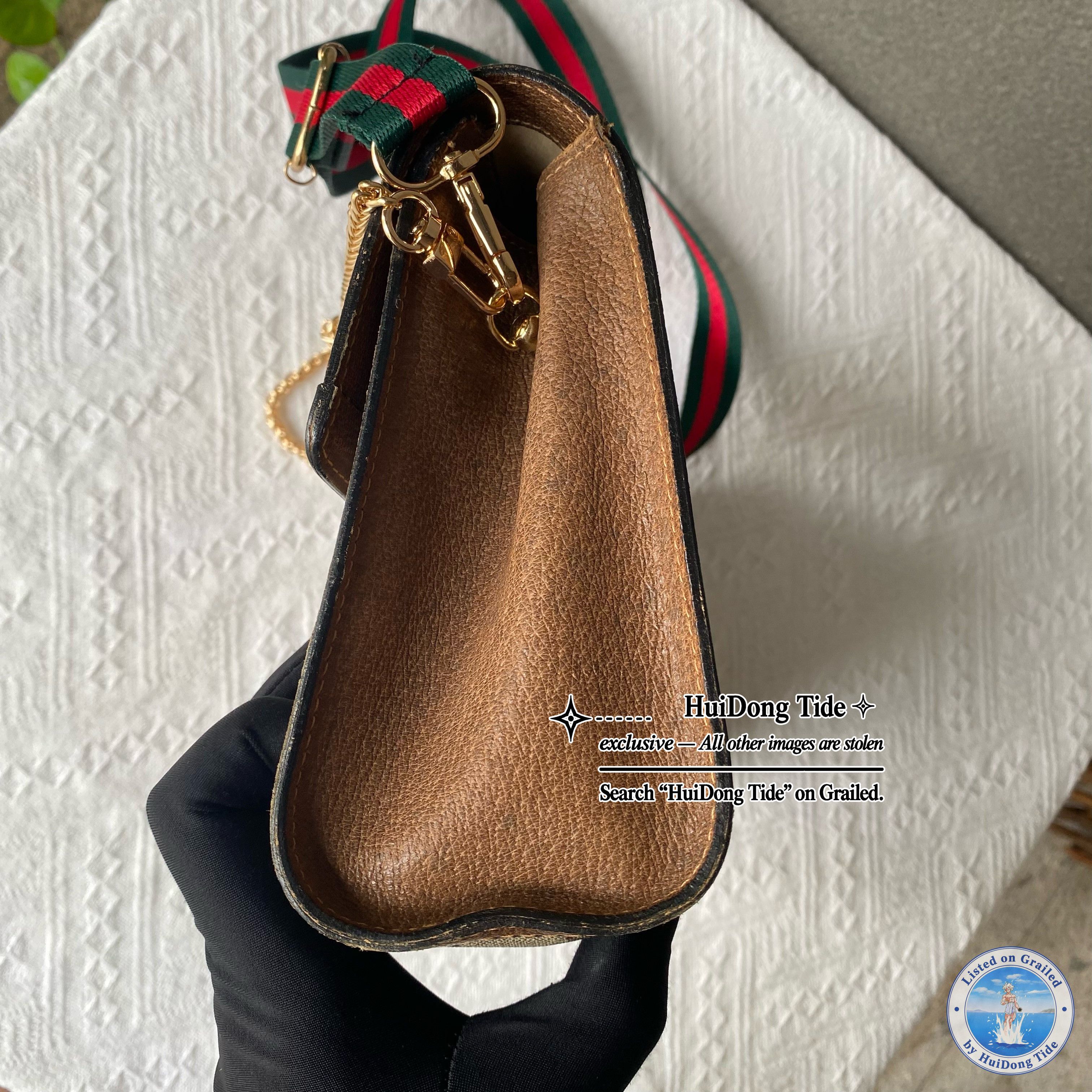 Gucci Gucci Ophidia Coated Canvas Shoulder Bag Size ONE SIZE - 6 Thumbnail