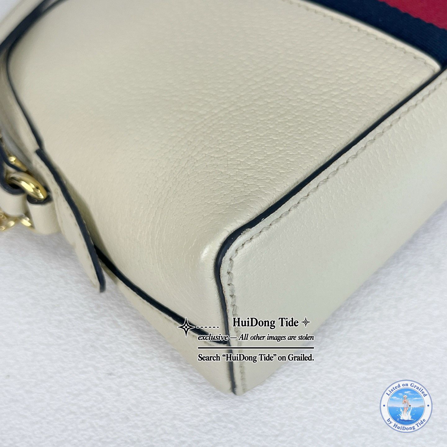 Gucci Gucci Ophidia Stripe Leather Crossbody Bag Size ONE SIZE - 12 Thumbnail