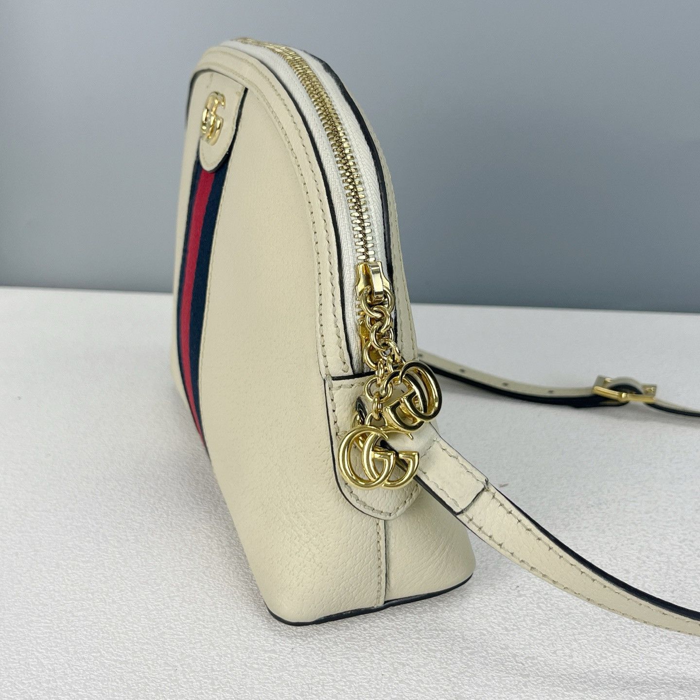 Gucci Gucci Ophidia Stripe Leather Crossbody Bag Size ONE SIZE - 4 Thumbnail