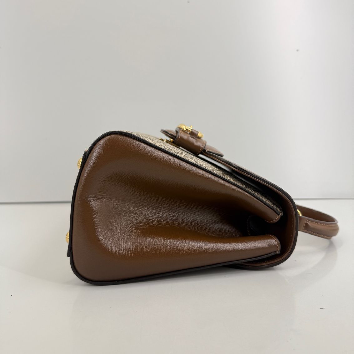 Gucci Gucci Horsebit 1955 Canvas Handle Bag Size ONE SIZE - 12 Thumbnail