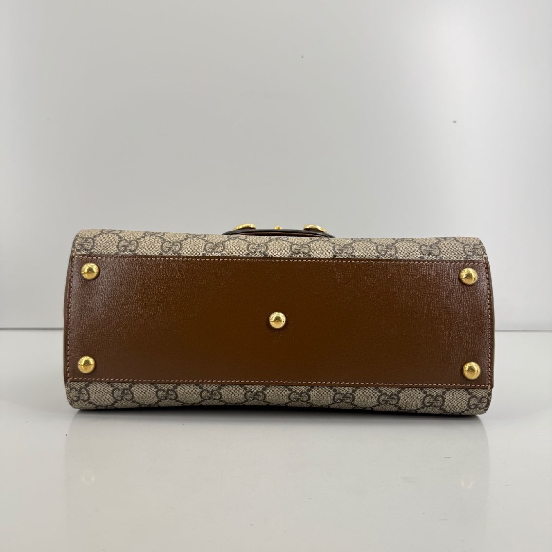 Gucci Gucci Horsebit 1955 Canvas Handle Bag Size ONE SIZE - 6 Thumbnail