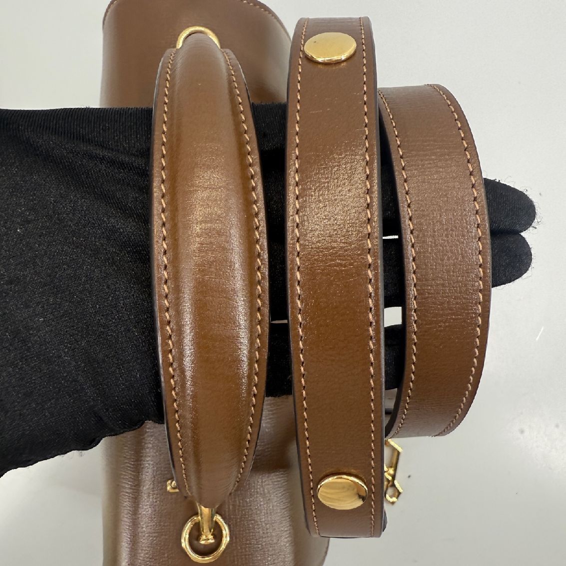 Gucci Gucci Horsebit 1955 Canvas Handle Bag Size ONE SIZE - 8 Thumbnail