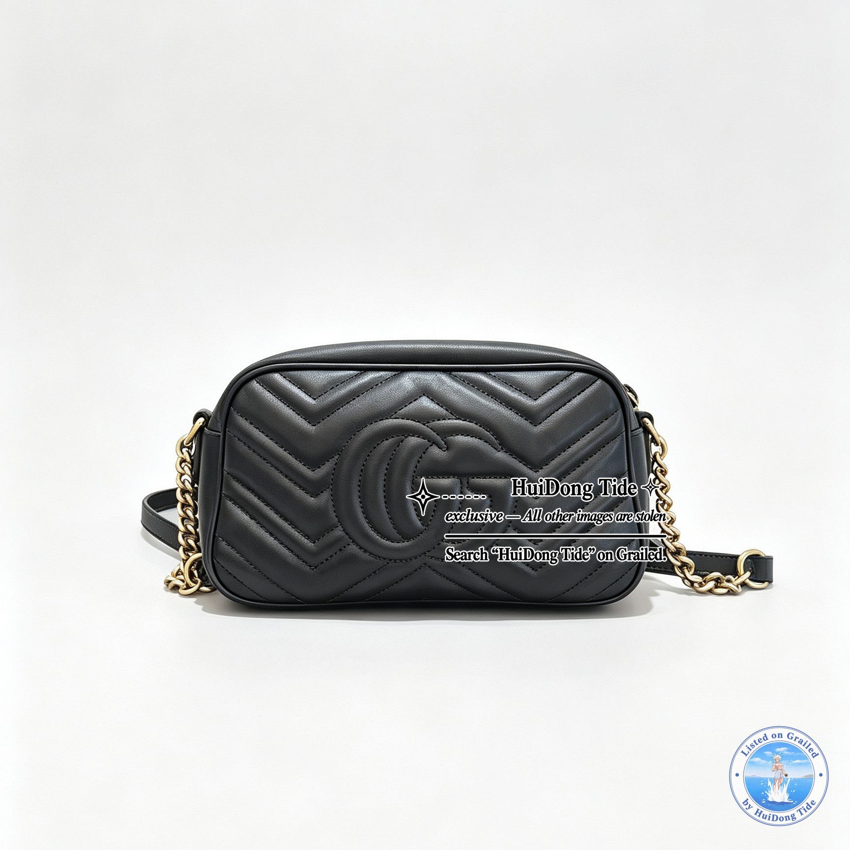 Gucci Gucci Marmont Matelasse Camera Bag Size Small Size ONE SIZE - 3 Thumbnail