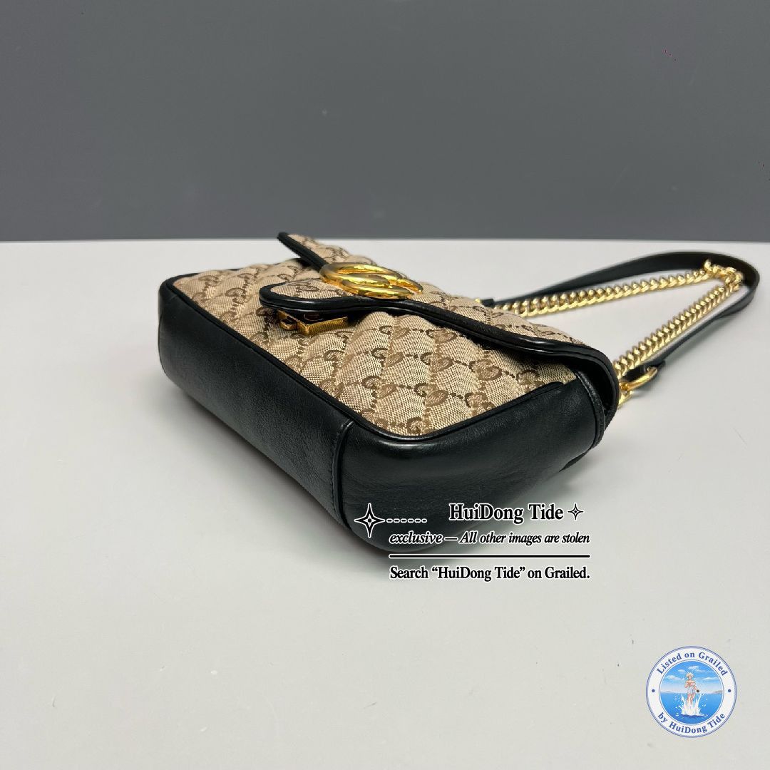 Gucci Gucci GG Marmont Canvas Shoulder Bag Size ONE SIZE - 6 Thumbnail