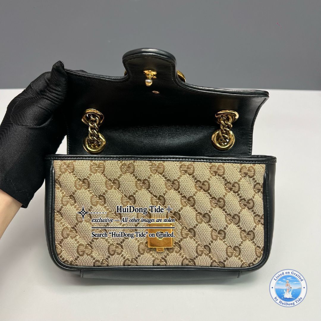 Gucci Gucci GG Marmont Canvas Shoulder Bag Size ONE SIZE - 8 Thumbnail