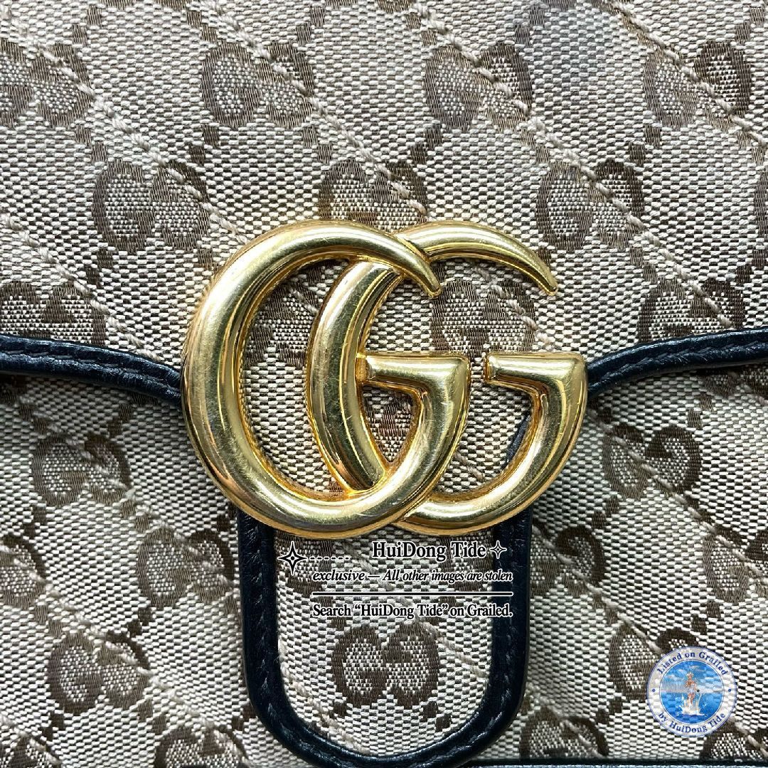 Gucci Gucci GG Marmont Canvas Shoulder Bag Size ONE SIZE - 11 Thumbnail
